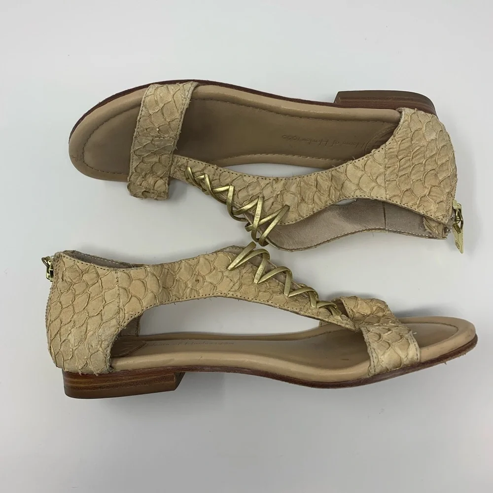House of Harlow 1960 Samantha sandal gold‎ 6